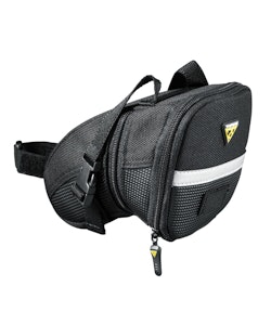 Topeak | Aero Wedge Seat Bag Strap Mount Aero Wedge Blk Medium Strap Mount | Nylon