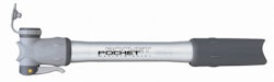 Topeak | Pocket Rocket Pump | Silver |Blk, 160 Psi, 220Mm, Aluminium