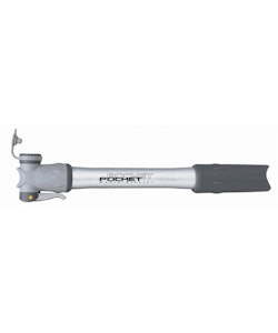 Topeak | Pocket Rocket Pump | Silver | /Blk, 160 Psi, 220mm, Aluminium
