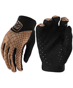 Troy Lee Designs | Women's Ace Gloves Snake | Size Extra Large In Gold
