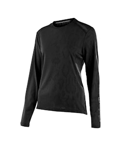 Troy Lee Designs | Women's Lilium LS Jersey | Size Extra Small in Snake Black