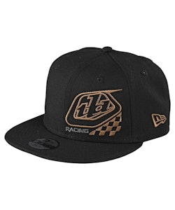 Troy Lee Designs | Precision 2.0 Checkers Youth Snapback | Size Youth in Black