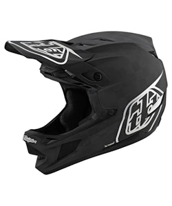 Troy Lee Designs | D4 Carbon Helmet Men's | Size Extra Large in Stealth Black/Silver