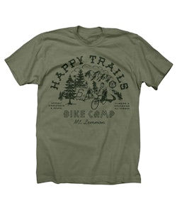 Twin Six | Happy Trails Women's T-Shirt | Size Extra Large in Army Green
