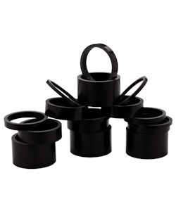 Whisky Parts Co. | Carbon Headset Spacers - 5 Pack | Gloss Black | 20mm