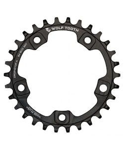 Wolf Tooth Components | 94 Bcd 5-Bolt Chainrings 32T, 94 Bcd, 5-Bolt, Drop-Stop, Black | Aluminum