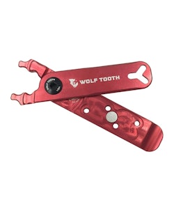 Wolf Tooth Components | Master Link Combo Pliers Red w/ BLK bolt