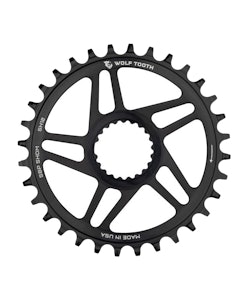 Wolf Tooth Components | DM Chainrings for Shimano 12spd Cranks 34T Superboost Hyperglide+ Chain | Aluminum