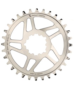 Wolf Tooth Components | Dm Chainring For Cane Creek & Sram Cranks | Nickel | 32T | Aluminum