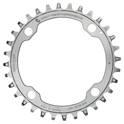 Wolf Tooth Components | 104 Bcd | Stainless | Steel Chainrings | Stainless | Steel, 104 Bcd, 32 Tooth