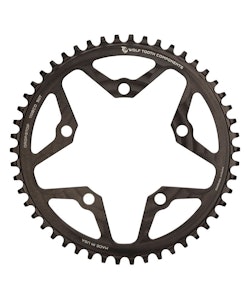 Wolf Tooth Components | 110 Bcd Cyclocross & Road Drop Stop B Chainrings | Black | 42T | Aluminum