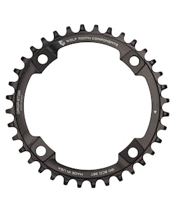 Wolf Tooth Components | 120 Bcd X 36T Chainring | Black | 36T | Aluminum