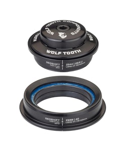 Wolf Tooth Components | ZS44/ZS56 GeoShift Performance Angle Headset | Black | ZS44/ZS56, Long