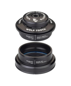 Wolf Tooth Components | Zs44/ec49 Geoshift Performance Angle Headset | Black | Zs44/ec49, Short