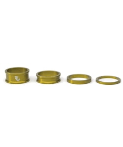 Wolf Tooth Components | Precision Headset Spacers Kit Gold | Aluminum