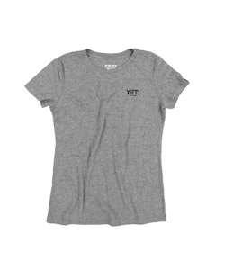Yeti Cycles | Women's Geo T-Shirt | Size Small in Heather Grey