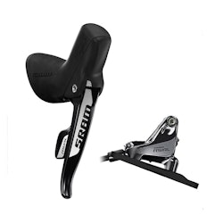 Photo of a Road bike brake and shifter